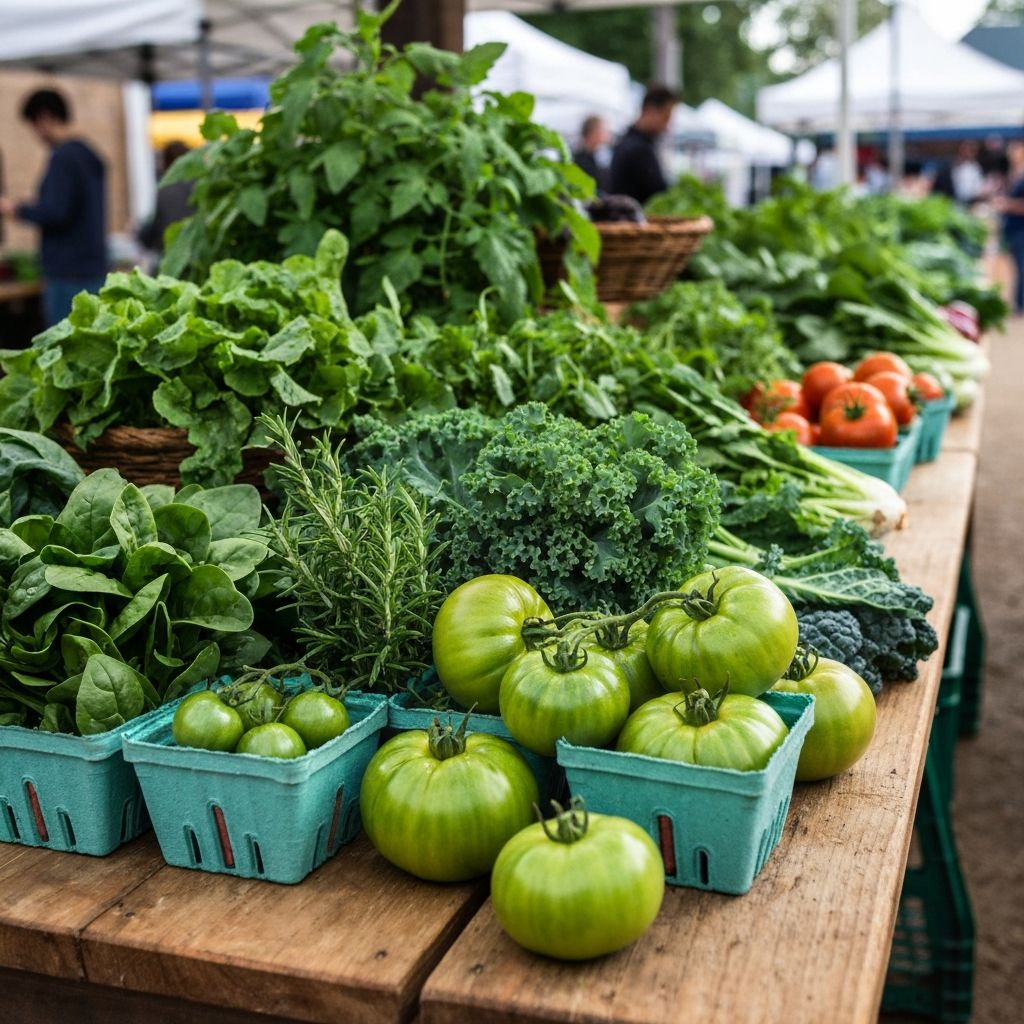Fresh organic vegetables from garden